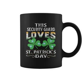 Lucky Shamrock This Security Guard Loves St Patricks Day Funny Job Title Coffee Mug - Thegiftio UK