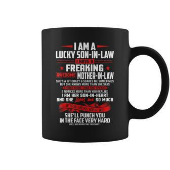 Lucky Son-In-Law Of Mother-In-Law I Love My Mother In Law Coffee Mug | Mazezy