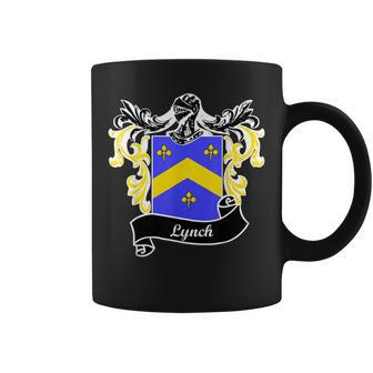 Lynch Coat Of Arms Surname Last Name Family Crest Coffee Mug - Seseable