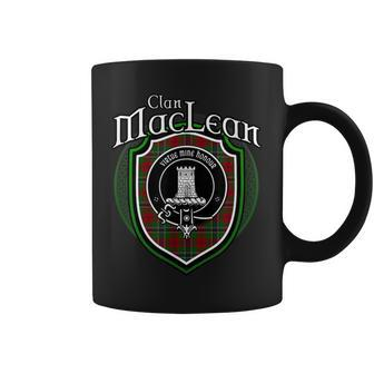 Maclean Clan Crest Scottish Clan Maclean Family Crest Badge Coffee Mug - Seseable