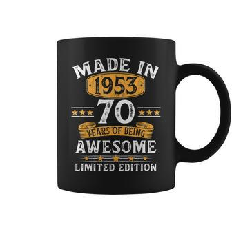Made In 1953 70 Years Old 70Th Birthday Gifts For Men Coffee Mug | Mazezy