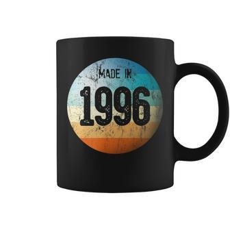 Made In 1996 Vintage Retro Color Globe 23Rd Birthday Coffee Mug | Mazezy