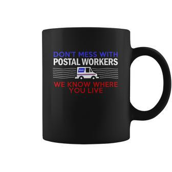 Mail Carrier Mailman Postal Worker Post Office Gift V2 Coffee Mug - Thegiftio UK