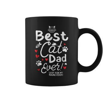 Maine Coon Dad Best Cat Dad Ever Gift For Mens Coffee Mug | Mazezy