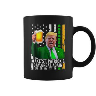 Make St Patricks Day Great Again Funny Trump Coffee Mug - Thegiftio UK