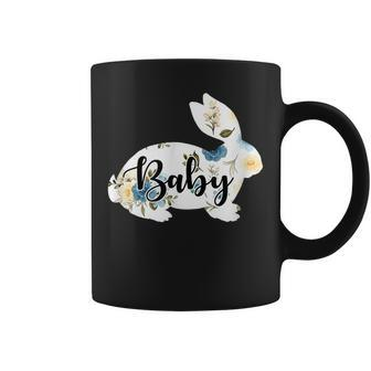 Mama Bunny Baby Bunny Floral Easter Day Pregnancy Pregnant Coffee Mug | Mazezy