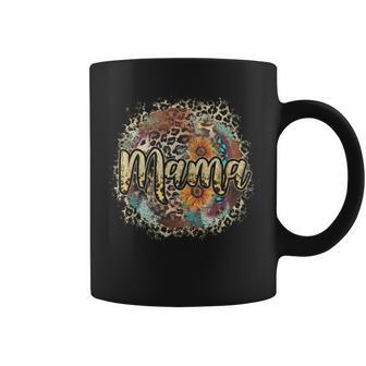 Mama Cowhide Leopard Cowgirl Western Serape Rodeo Mother Day Coffee Mug - Thegiftio UK