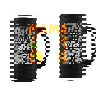 Mama Of The Wild One Zoo Theme Bday Safari Jungle Animals Coffee Mug | Mazezy