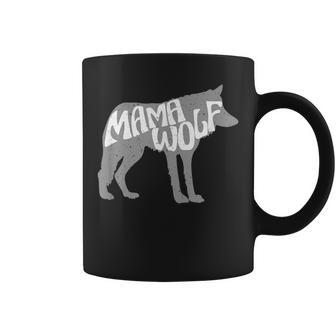 Mama Wolf Shirt Mothers Day Gift T Shirt For Mom Coffee Mug | Mazezy