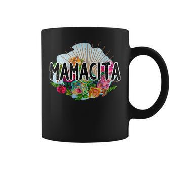 Mamacita Floral Coffee Mug | Mazezy