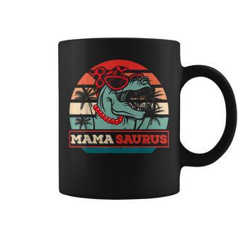 Mamasaurus T-Rex Dinosaur Funny Mama Saurus Family Mothers Coffee Mug | Mazezy