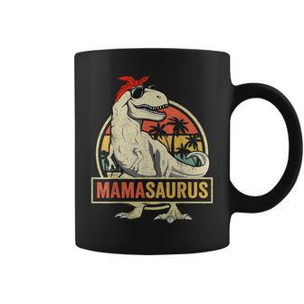 Mamasaurus T Rex Dinosaur Mama Saurus Family Matching Women Coffee Mug | Mazezy
