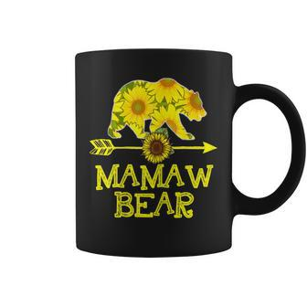Mamaw Bear Sunflower Mother Father Gift Gift For Womens Coffee Mug | Mazezy