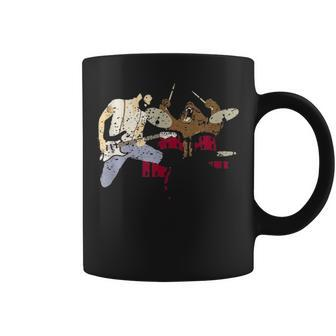 Man And Bear Playing Music Funny Fathers Day Gifts Coffee Mug - Seseable