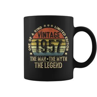 Man Myth Legend Vintage 1957 Limited Edition 65Th Birthday Coffee Mug - Seseable