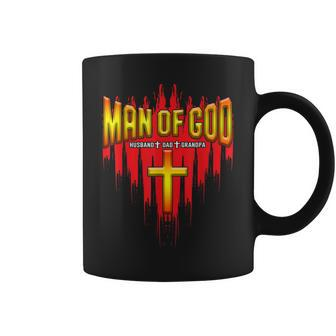 Man Of God Husband Dad Grandpa Christian Religion Gift Gift For Mens Coffee Mug | Mazezy