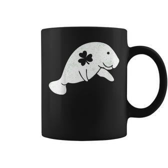 Manatees St Patricks Day Shirt Lover Save Irish Floaty Gift Coffee Mug | Mazezy