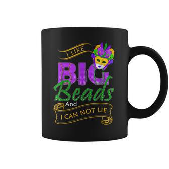 Mardi Gras 2023 I Like Big Beads And I Can Not Lie Costume Coffee Mug - Seseable