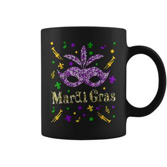 Mardi Gras 2023 - Womens Girls Mask Beads New Orleans Party Coffee Mug - Thegiftio UK