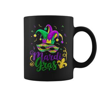 Mardi Gras 2023 - Womens Girls Mask Beads New Orleans Party Coffee Mug | Mazezy