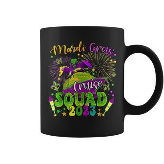 Mardi Gras Cruise Squad 2023 Matching Group Family Vacation Coffee Mug | Mazezy