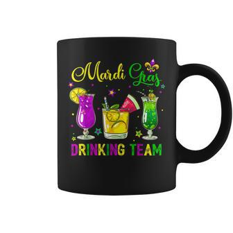 Mardi Gras Drinking Team Carnival Fat Tuesday Lime Cocktail Coffee Mug - Seseable