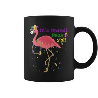 Mardi Gras Flamingo Coffee Mug - Monsterry