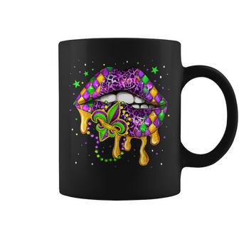 Mardi Gras For Women Lips Queen Carnival Costume Gift Coffee Mug - Thegiftio UK