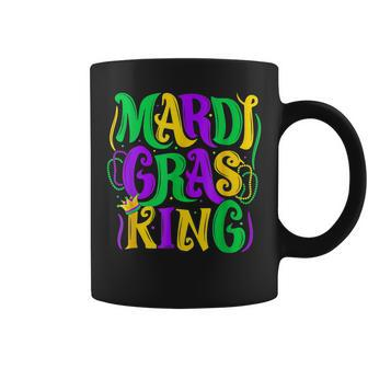 Mardi Gras King Funny New Orleans Mens Fat Tuesdays Coffee Mug - Seseable