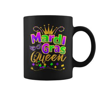 Mardi Gras Queen Crown Parade Costume Party Women Mardi Gras Coffee Mug | Mazezy