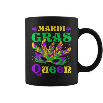 Mardi Gras Queen Funny Carnival Mardi Gras Party Festival Coffee Mug - Seseable