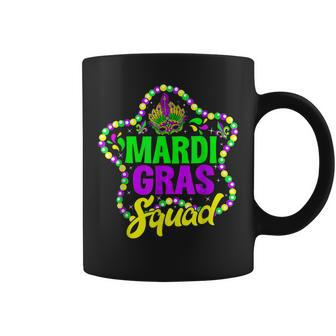 Mardi Gras Squad New Orleans Festival Party Matching Group Coffee Mug - Seseable