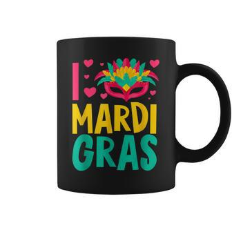 Mardi Gras Yall Celebrating Party L Love Mardi Gras Coffee Mug - Seseable