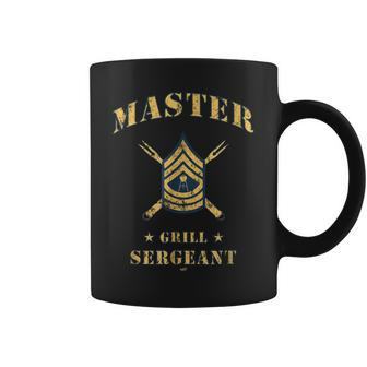 Master Grill Sergeant Bbq FatherS Day Gift Gift For Mens Coffee Mug | Mazezy