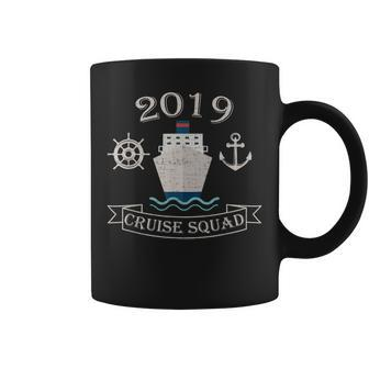 Matching Family Vacation Cruise Squad 2019 Vintage Coffee Mug | Mazezy
