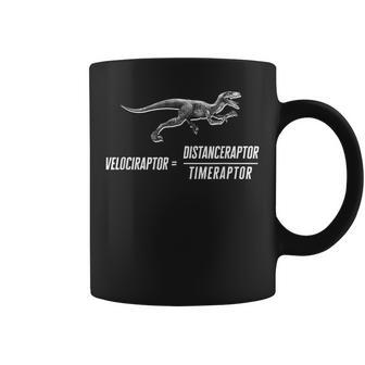 Math Geek Dinosaur Velociraptor Equation V2 Coffee Mug | Mazezy
