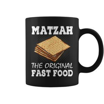 Matzah The Original Fast Food Passover Jewish Seder Funny Coffee Mug | Mazezy UK