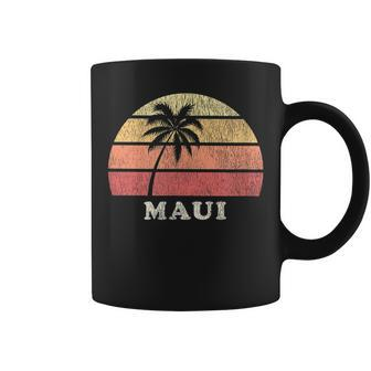 Maui Hi Vintage 70S Retro Throwback Design Coffee Mug - Seseable