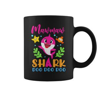 Mawmaw Shark Mawmaw Shark Lover Family Mothers Day Coffee Mug - Thegiftio UK