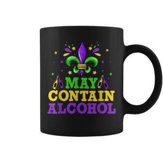 May Contain Alcohol Cute Mardi Gras 2023 Party Funny Gift Coffee Mug - Seseable