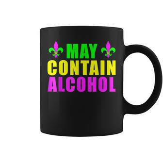 May Contain Alcohol Mardi Gras Party 2023 Coffee Mug - Seseable
