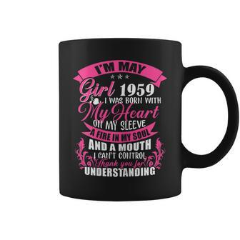 May Girl 1959 Shirt 60Th Birthday Gift 60 Years Old Coffee Mug | Mazezy