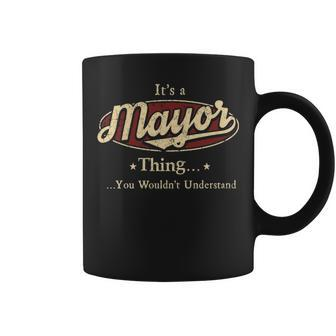 Mayor Personalized Name Gifts Name Print S With Name Mayor Coffee Mug - Seseable