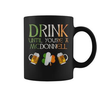 Mcdonnell Family Name Gift For Proud Irish From Ireland Coffee Mug - Seseable