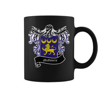 Mcgovern Coat Of Arms Surname Last Name Family Crest Coffee Mug - Seseable
