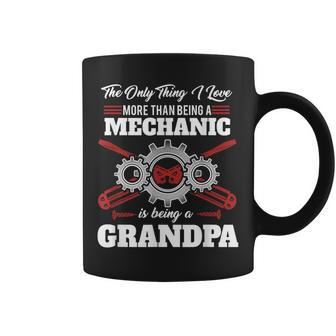 Mechanic Grandpa Machines Car Vehicles Tools Mechanical Gift Gift For Mens Coffee Mug | Mazezy