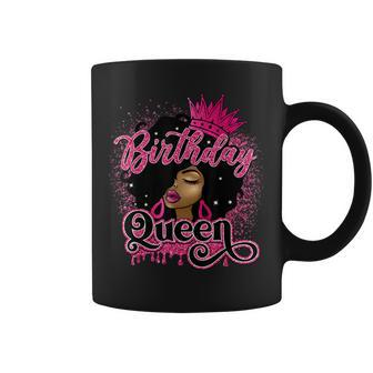 Melanin Birthday Queen African American Afro Girls Women Coffee Mug | Mazezy