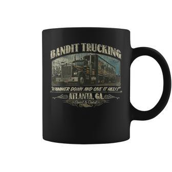 Men Funny Bandit Trucking 1977 Family Distressed Coffee Mug - Seseable
