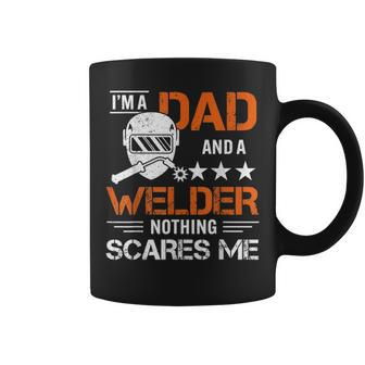 Men Welder Dad Welding Fathers Day Funny Coffee Mug - Seseable
