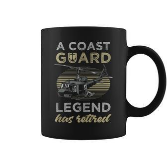 Mens A Coast Guard Legend Has Retired Coffee Mug - Seseable